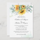Search for sunflower wedding invitations Greenery