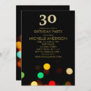 Search for black light party invitations 30th