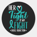 Search for drug addiction stickers Awareness