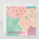 Search for female birthday cards Girly