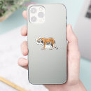 Search for tiger design stickers Cat