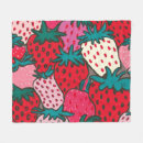 Search for strawberry fruit blankets Retro