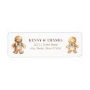 Search for gingerbread man return address labels Cookie
