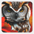 Search for red owl stickers Birds