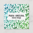 Search for cactus business cards Unique