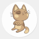 Search for cute cartoon cat stickers Kitty