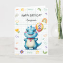 Search for blue dinosaur cards Cartoon