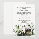 Search for panda bear baby shower invitations Wildlife
