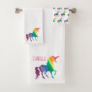 Search for unicorn towels Rainbow
