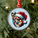 Search for chihuahua christmas tree decorations Dog