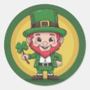 Search for clover leaf stickers Leprechaun