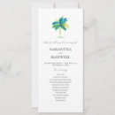 Search for trees wedding programs Palm tree