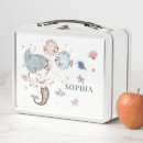 Search for mermaid lunch boxes Watercolor