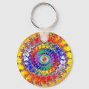 Search for fractals key rings Colourful