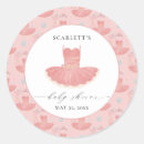 Search for tutu baby shower stickers A little ballerina