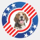 Search for patriotic dog stickers Stars and stripes