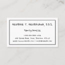 Search for dental hygienist business cards Simple