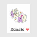Search for lucky dice stickers Casino