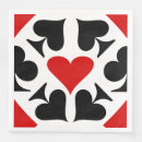 Search for playing cards napkins Blackjack