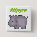 Search for hippopotamus badges Cute