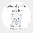 Search for polar bears stickers Watercolor