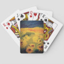 Search for sunflower painting playing cards Nature