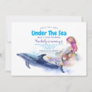 Search for underwater birthday invitations Dolphin