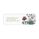 Search for gold flower return address labels Trendy