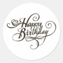 Search for happy birthday wishes stickers Vintage
