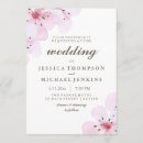 Search for watercolor cherry blossom wedding invitations Sakura