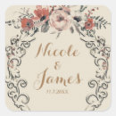 Search for vintage botanical stickers Bridal