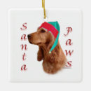 Search for cocker spaniel dog christmas tree decorations English