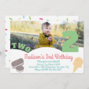 Search for pastel ice cream birthday invitations Cute