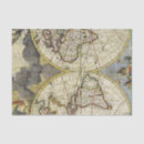 Search for world map tissue paper Decoupage