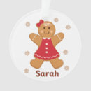 Search for gingerbread girl christmas tree decorations Winter