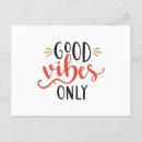 Search for good vibes postcards Fun