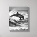 Search for black and white waves canvas prints Modern