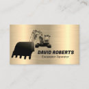 Search for heavy equipment business cards Contractor