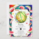 Search for watermelon birthday invitations Simple