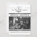 Search for printable bridal shower invitations Black and white