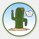 Search for funny cactus stickers Green