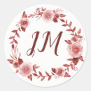 Search for elegant burgundy stickers Marsala