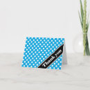 Search for blue polka dot pattern cards White