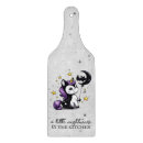 Search for halloween chopping boards Black
