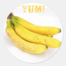 Search for funny yellow banana stickers Fruits