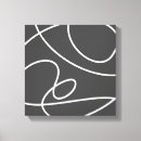 Search for abstract black and white canvas prints Contemporary