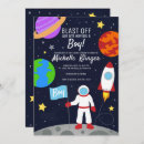 Search for rocket ship baby shower invitations Astronaut