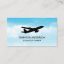 Search for air plane business cards Pilot