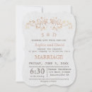 Search for flourishes wedding invitations Vintage