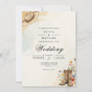 Search for cowboy hat wedding invitations Rustic